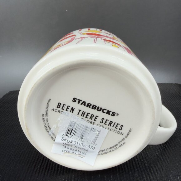 Starbucks Miami 14oz Been There Collection Mug Series Collection New‎ W Sticker - Picture 4 of 13